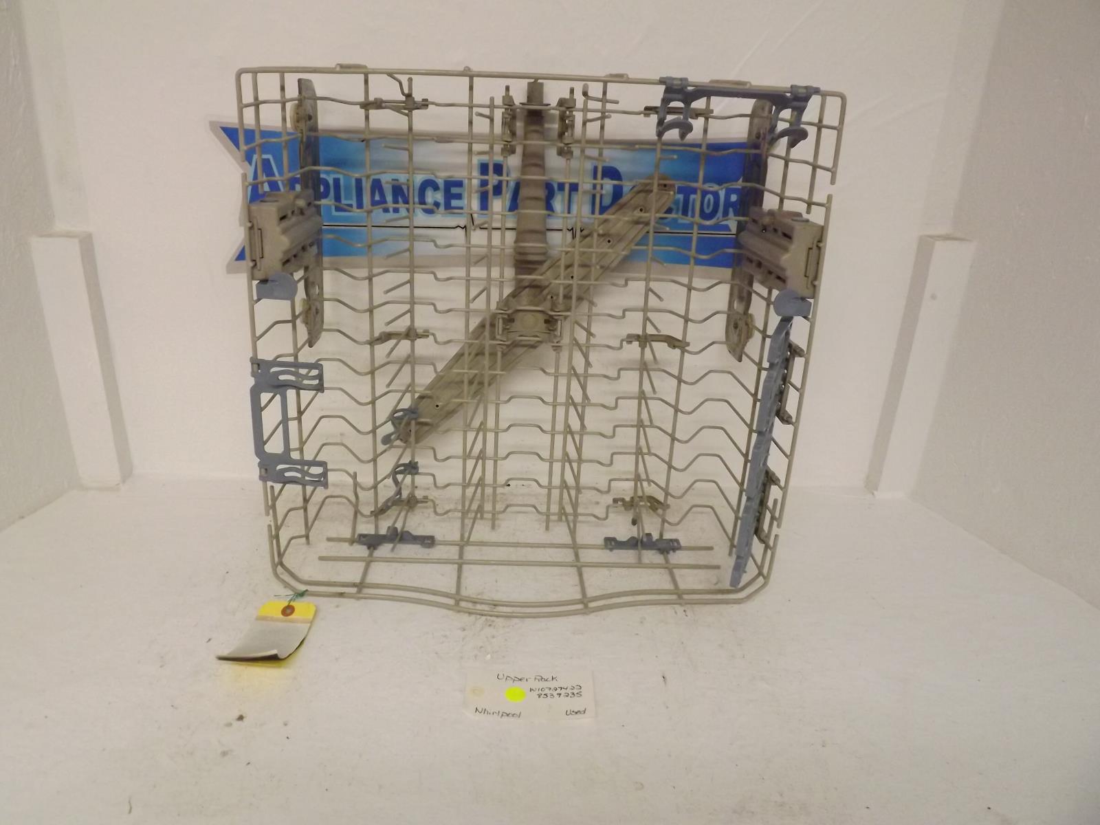 Whirlpool Dishwasher W10727422 8539235 Upper Rack Used Whirlpool Dishwasher W10727422 8539235 Upper Rack Used